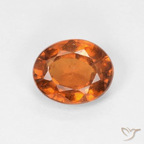 1.71ct Natural Laranja Profundo granada hessonita, oval, VS