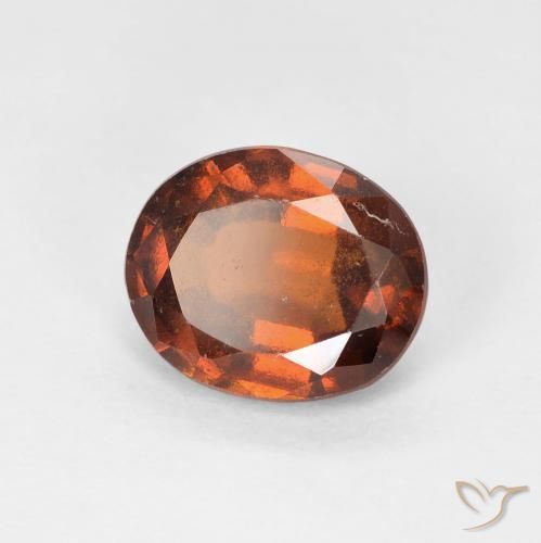 granada hessonita Laranja Médio Natural 1.84ct, oval, VS
