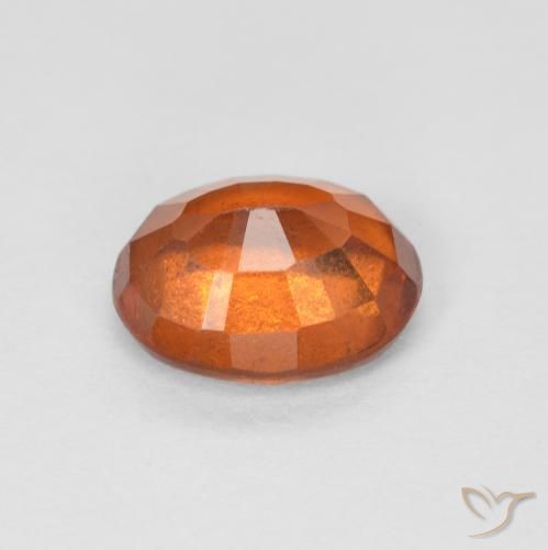 granada hessonita Medium Dark-Orange Natural 1.34ct, oval, VS
