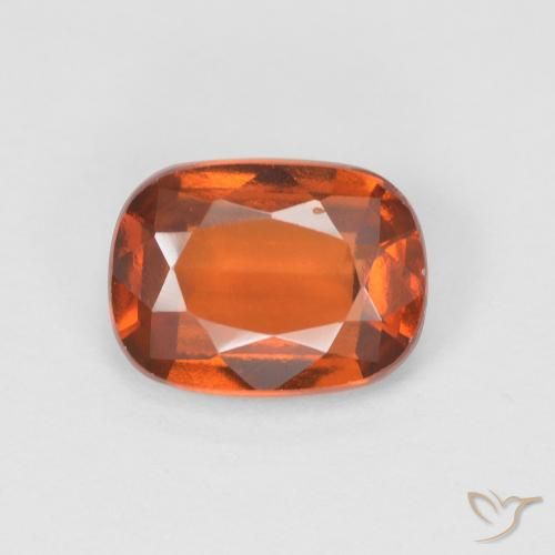 1.58ct Natural Laranja Médio granada hessonita, Almofada, VS-SI