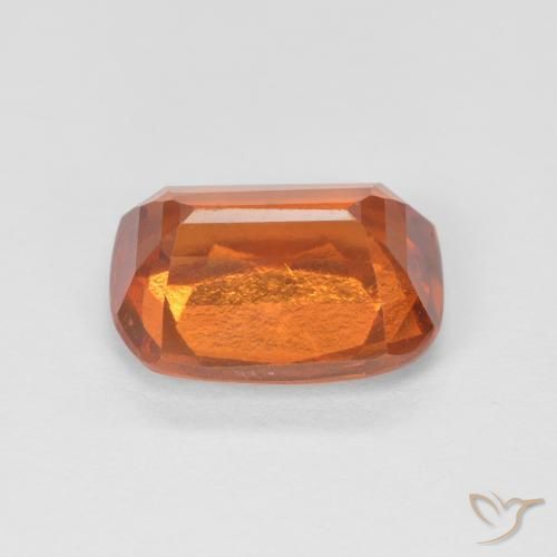 granada hessonita Laranja Médio Natural 2.64ct, Almofada, VS