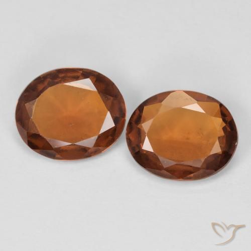 2.93ctw Natural Laranja Profundo granada hessonita, oval, VS-SI