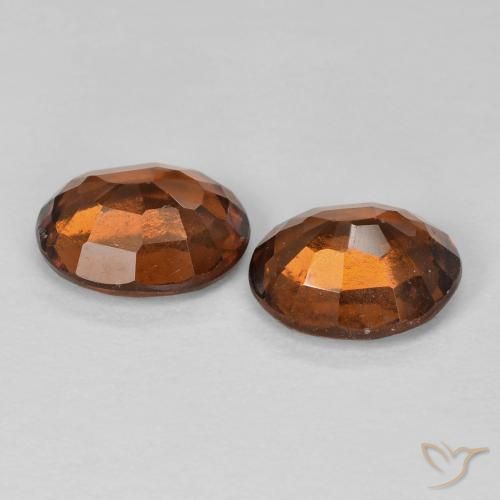 Pedras preciosas de granada hessonita Laranja Profundo natural de 2.88 ct, oval, VS-SI