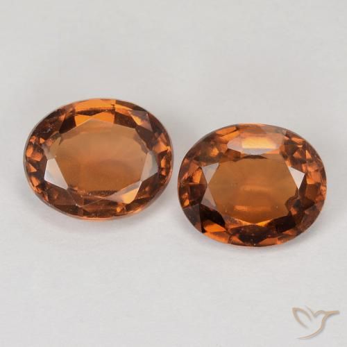 3.02ctw Natural âmbar laranja granada hessonita, oval, VS-SI