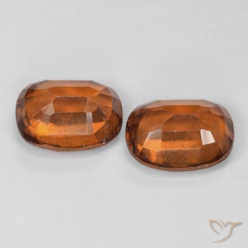 Pedras preciosas de granada hessonita Laranja Profundo natural de 3.60 ct, Almofada, VS-SI