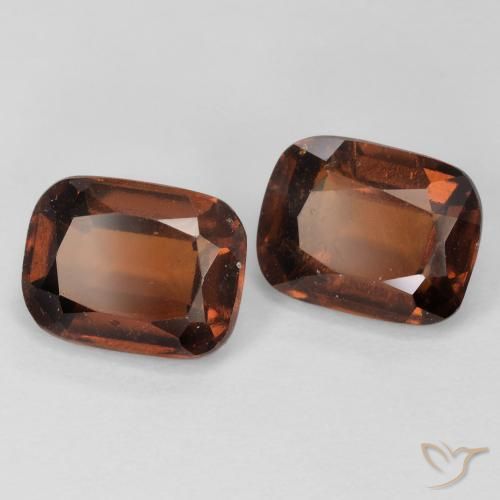 Pedras preciosas de granada hessonita Laranja Profundo natural de 5.17 ct, Almofada, VS-SI