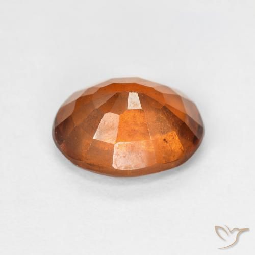 granada hessonita Laranja Profundo Natural 1.45ct, oval, VS-SI