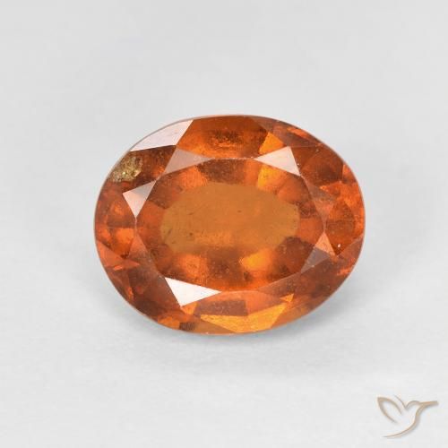 2.66ct Natural Laranja Profundo granada hessonita, oval, VS-SI