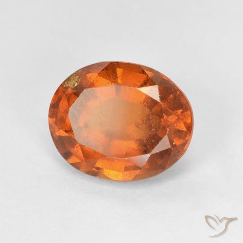 granada hessonita Laranja Profundo Natural 2.66ct, oval, VS-SI