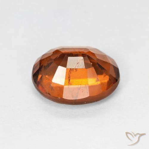 granada hessonita Medium Dark-Orange Natural 2.67ct, oval, VS-SI