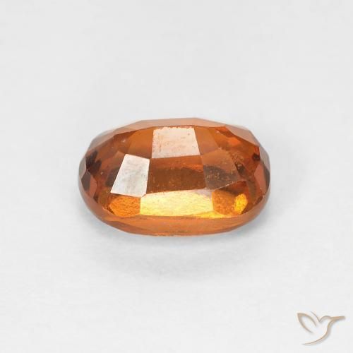 granada hessonita Laranja Profundo Natural 1.32ct, oval, VS