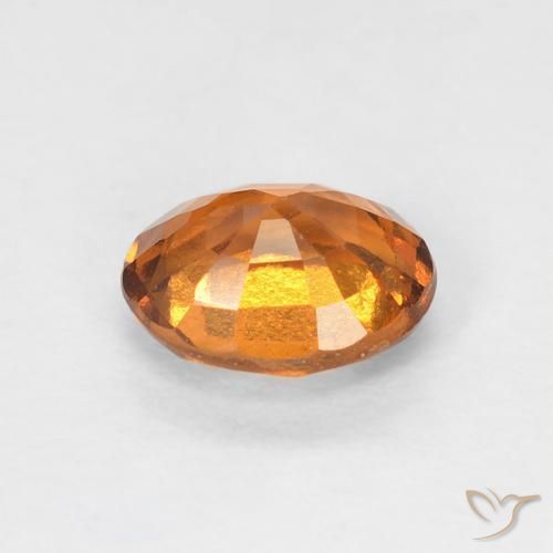 granada hessonita Laranja Médio Natural 0.77ct, oval, VS
