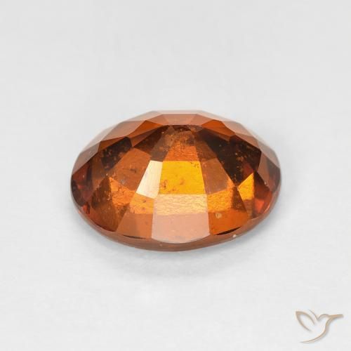 granada hessonita Medium Dark-Orange Natural 2.38ct, oval, VS-SI
