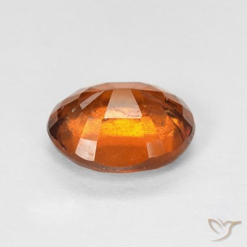 granada hessonita Medium Dark-Orange Natural 1.42ct, oval, VS-SI