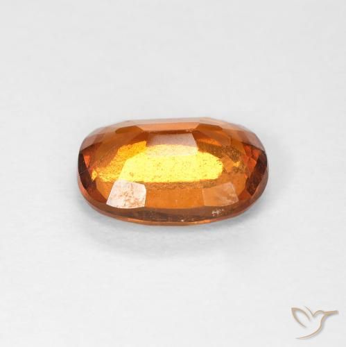 granada hessonita Laranja amarelado Natural 1.48ct, Almofada, VVS-VS