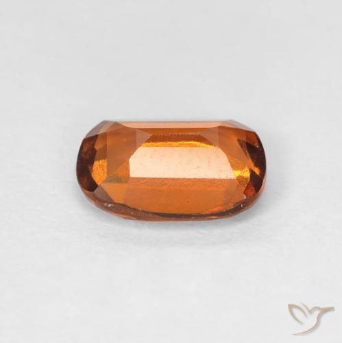 granada hessonita Laranja amarelado Natural 1.37ct, Almofada, VVS-VS
