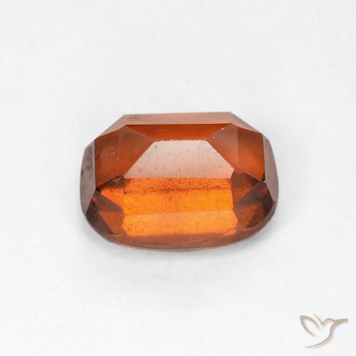 granada hessonita laranja avermelhado Natural 2.00ct, Almofada, VVS-VS