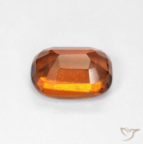 granada hessonita laranja avermelhado Natural 1.98ct, Almofada, VVS-VS