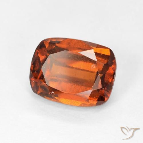 granada hessonita âmbar laranja Natural 2.53ct, Almofada, VVS-VS