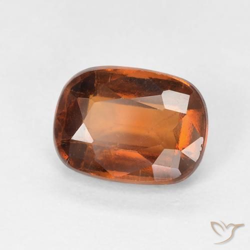 granada hessonita Laranja Médio Natural 1.92ct, Almofada, VS-SI