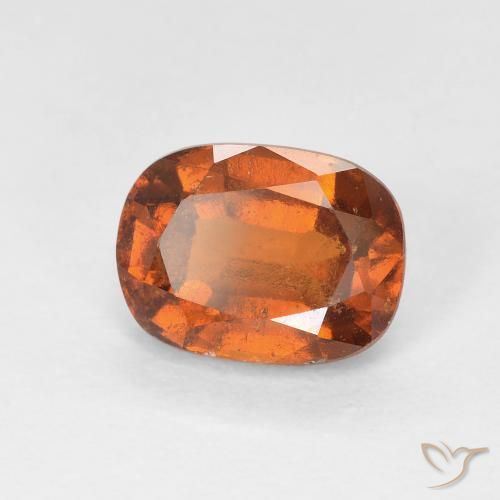 granada hessonita Laranja Médio Natural 1.92ct, Almofada, VS-SI