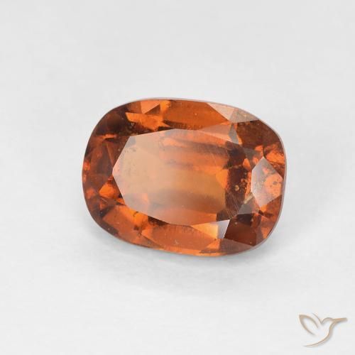granada hessonita laranja avermelhado Natural 1.80ct, Almofada, VS-SI