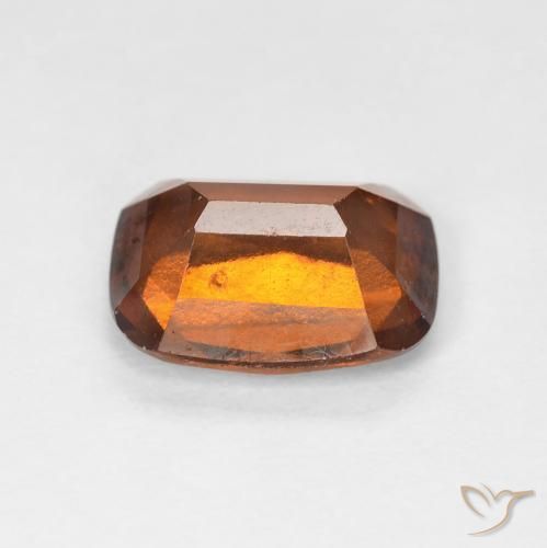 granada hessonita laranja avermelhado Natural 2.44ct, Almofada, VS-SI