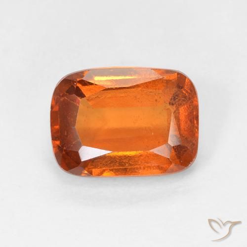 2.01ct Natural Laranja Médio granada hessonita, Almofada, VS-SI