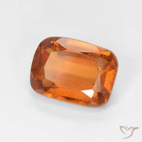 granada hessonita Laranja Médio Natural 2.01ct, Almofada, VS-SI