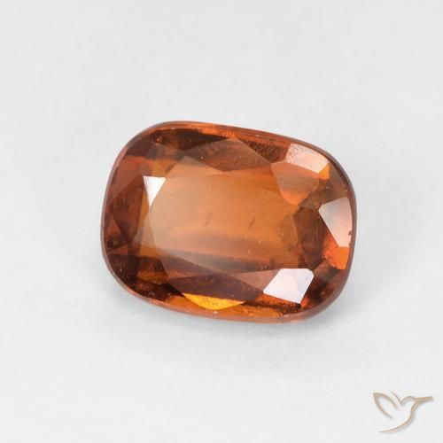 granada hessonita Laranja Profundo Natural 1.92ct, Almofada, VS-SI