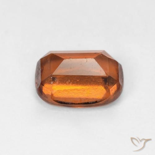 granada hessonita Laranja Profundo Natural 1.92ct, Almofada, VS-SI