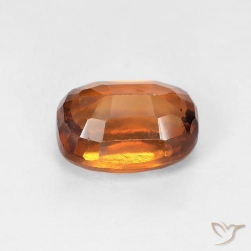 granada hessonita Laranja Médio Natural 1.45ct, Almofada, VS-SI