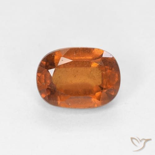 1.14ct Natural Laranja Profundo granada hessonita, oval, VS-SI