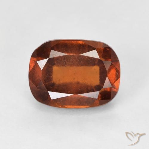 2.29ct Natural Laranja Médio granada hessonita, Almofada, VS-SI