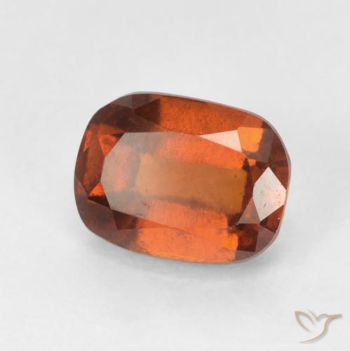 granada hessonita Laranja Médio Natural 2.29ct, Almofada, VS-SI