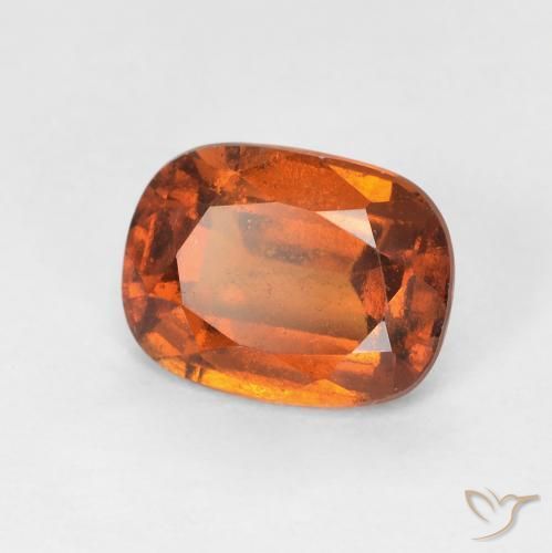 1.75ct Natural Laranja Profundo granada hessonita, Almofada, VS