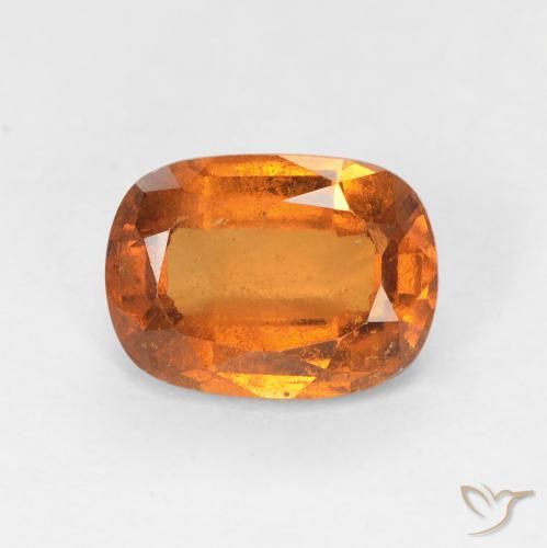 1.55ct Natural Laranja Médio granada hessonita, Almofada, VS-SI