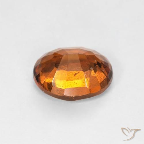 granada hessonita Laranja escuro Natural 1.55ct, oval, VS