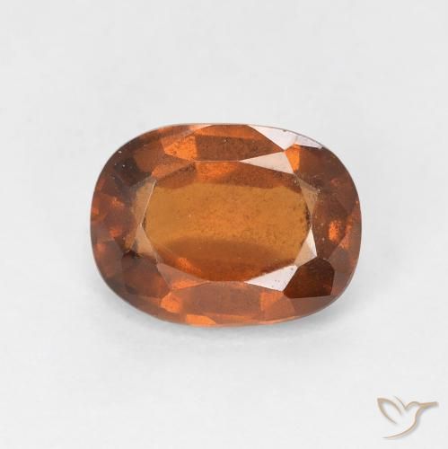 2.27ct Natural fogo laranja granada hessonita, Almofada, VS-SI