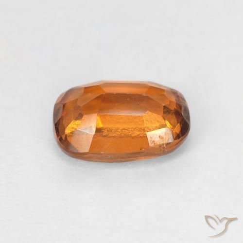 granada hessonita Laranja Médio Natural 1.13ct, Almofada, VS