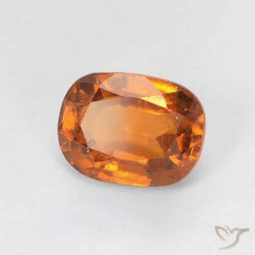 granada hessonita Laranja Médio Natural 1.81ct, Almofada, VS