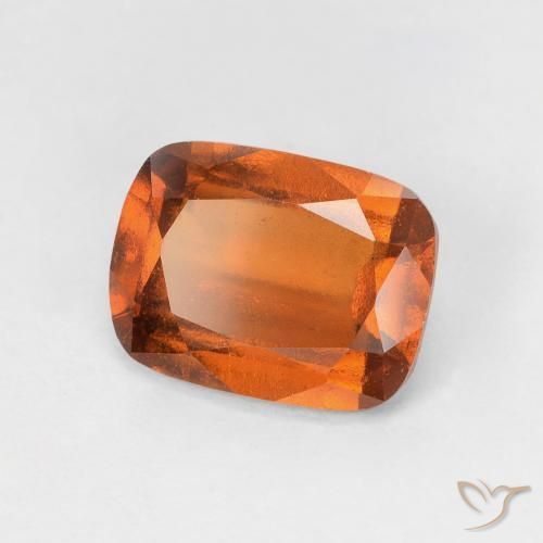 granada hessonita Laranja Médio Natural 2.52ct, Almofada, VS