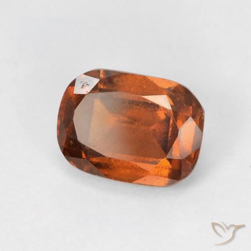 granada hessonita Laranja escuro Natural 1.90ct, Almofada, VS