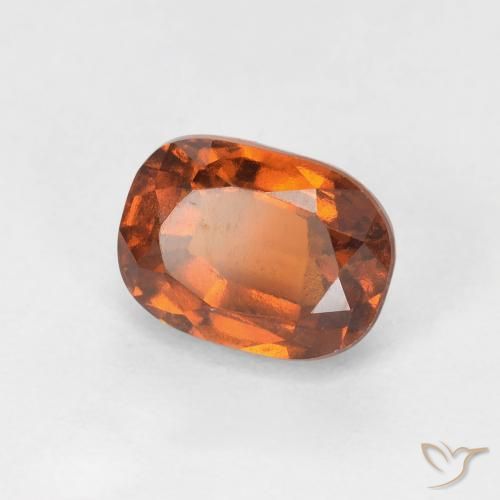 granada hessonita Laranja Profundo Natural 1.57ct, oval, VS-SI