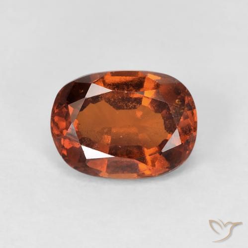 1.70ct Natural âmbar laranja granada hessonita, oval, VS