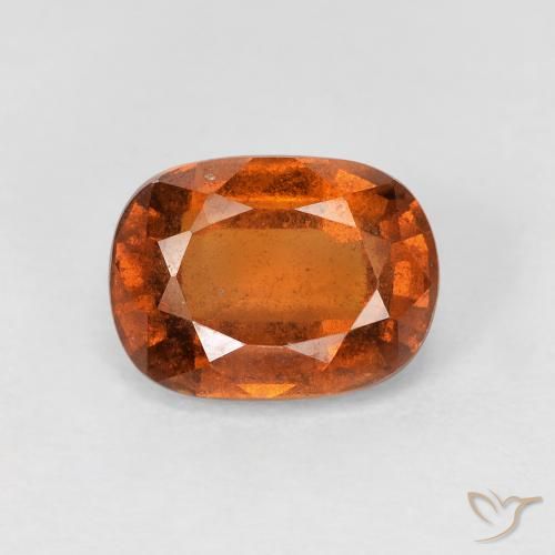 1.86ct Natural Laranja Médio granada hessonita, Almofada, VS-SI