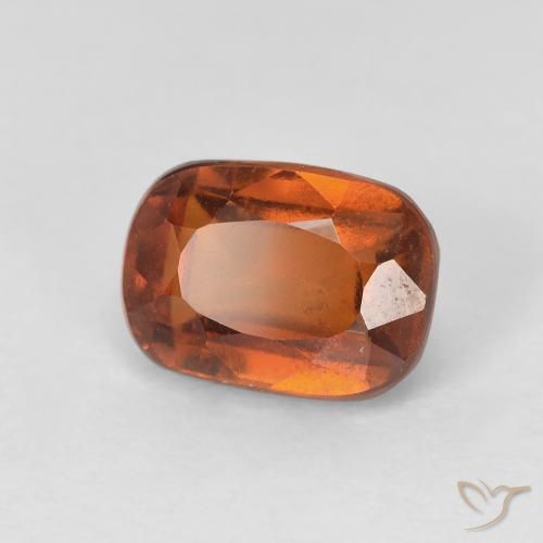 granada hessonita Laranja escuro Natural 2.24ct, Almofada, VS