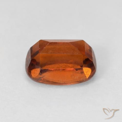 granada hessonita Laranja escuro Natural 2.24ct, Almofada, VS
