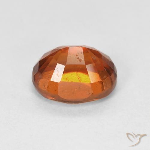 granada hessonita Laranja Profundo Natural 1.76ct, oval, VS
