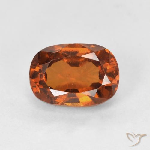 1.94ct Natural laranja avermelhado granada hessonita, oval, VS